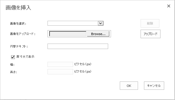 Insert images by Shareoint Rich Text webpart